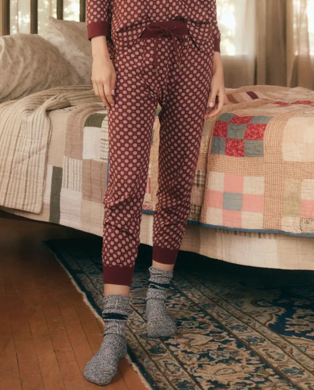 The Long John. -- Maroon Frost Floral sold by THE GREAT.