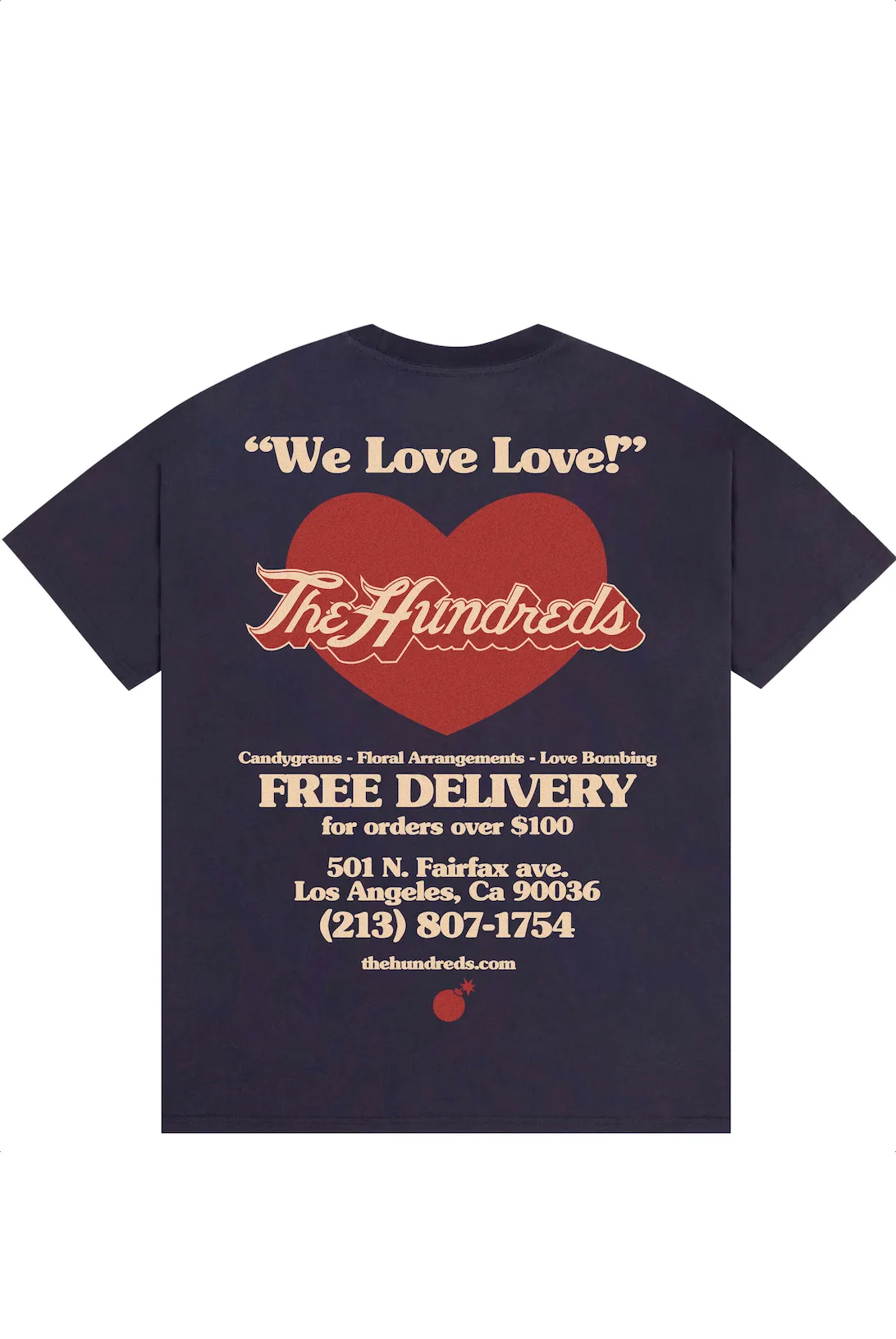 We Love Love T-Shirt sold by The Hundreds product image thumbnail 2