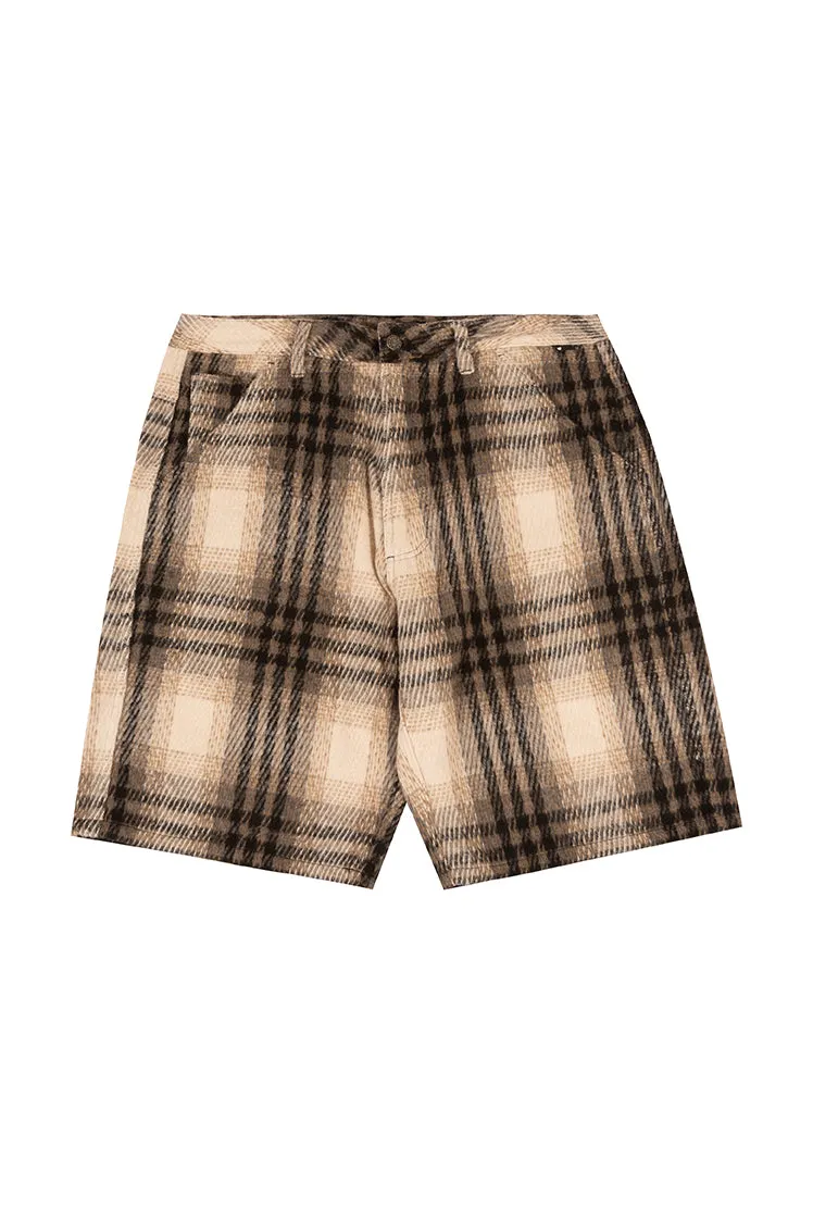 AP Baggy Plaid Shorts sold by The Hundreds