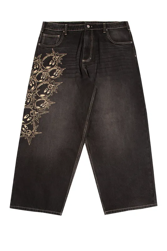 Adam Bomb Pockets Full Baggy Denim sold by The Hundreds