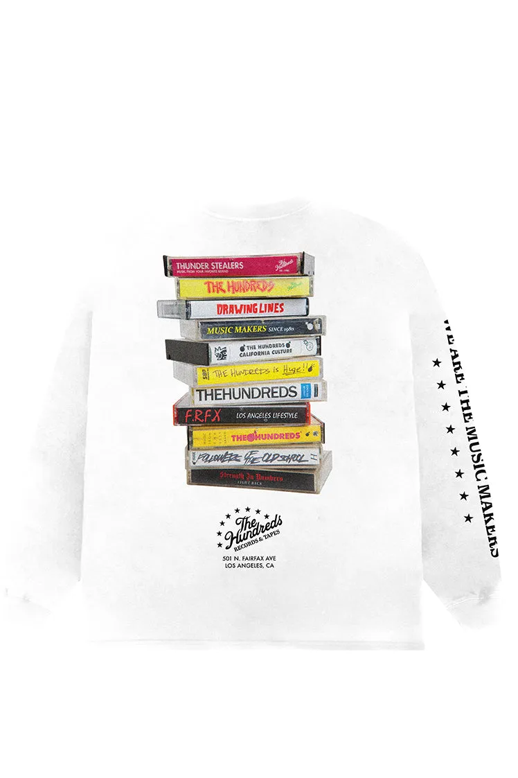 Cassette LS T-Shirt sold by The Hundreds product image thumbnail 4