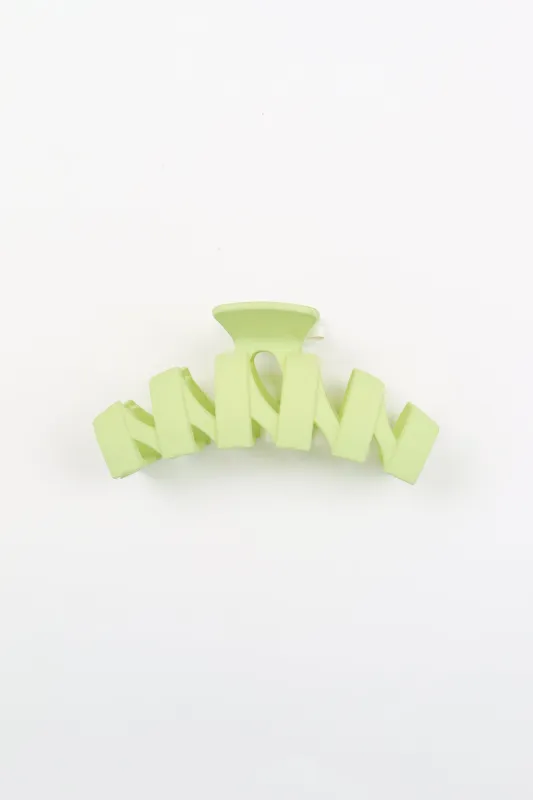 Large Claw Clip - Mint made by The Impeccable Pig