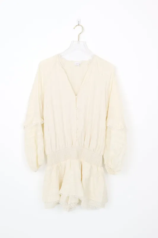 Bohemian Rhapsody Romper - Beige sold by The Impeccable Pig