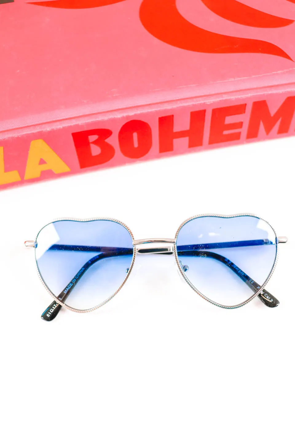 Feel The Love Sunnies - Blue sold by The Impeccable Pig