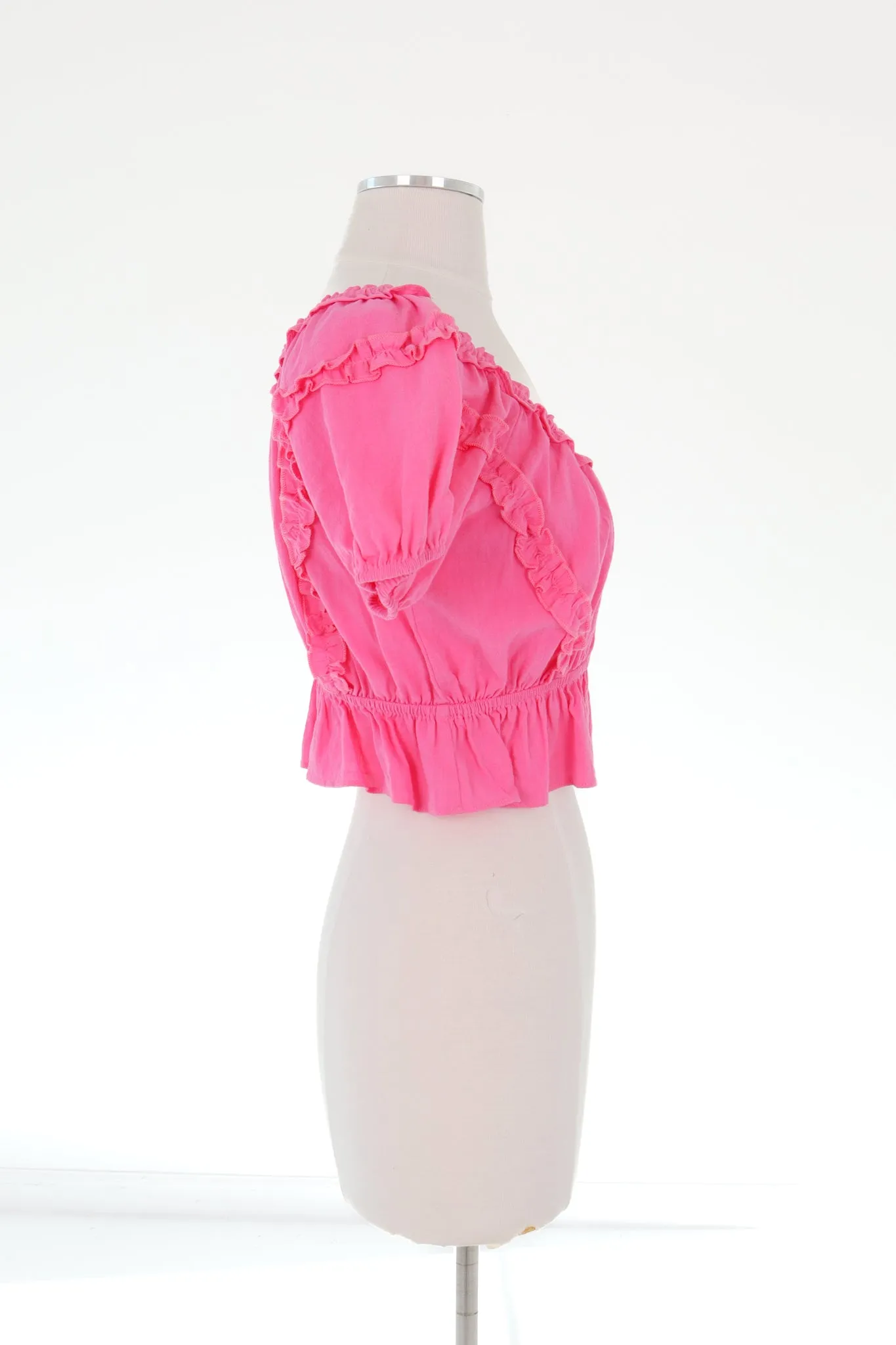 Cute And Cropped Top - Pink sold by The Impeccable Pig product image thumbnail 2