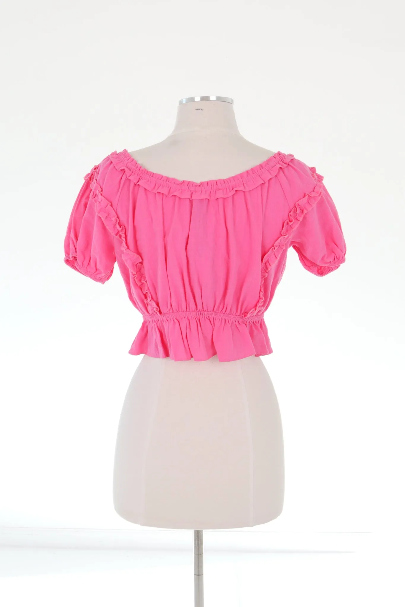 Cute And Cropped Top - Pink sold by The Impeccable Pig product image thumbnail 3