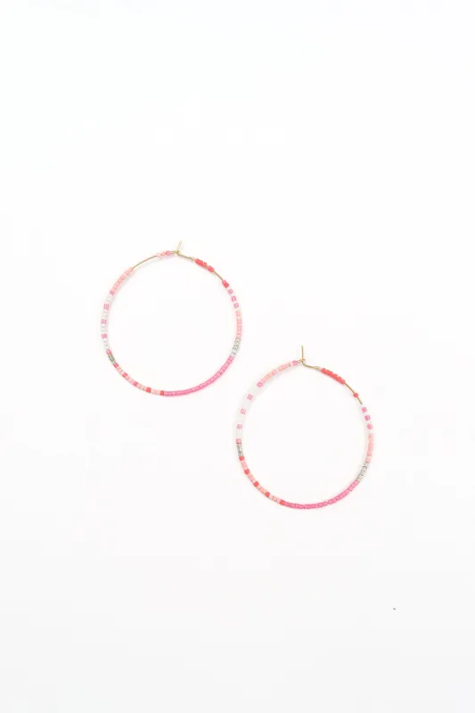 Caught A Vibe Earrings - Pink made by The Impeccable Pig