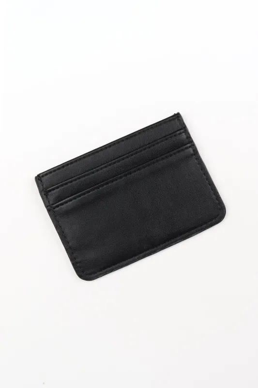 Let's Go Cardholder - Black made by The Impeccable Pig