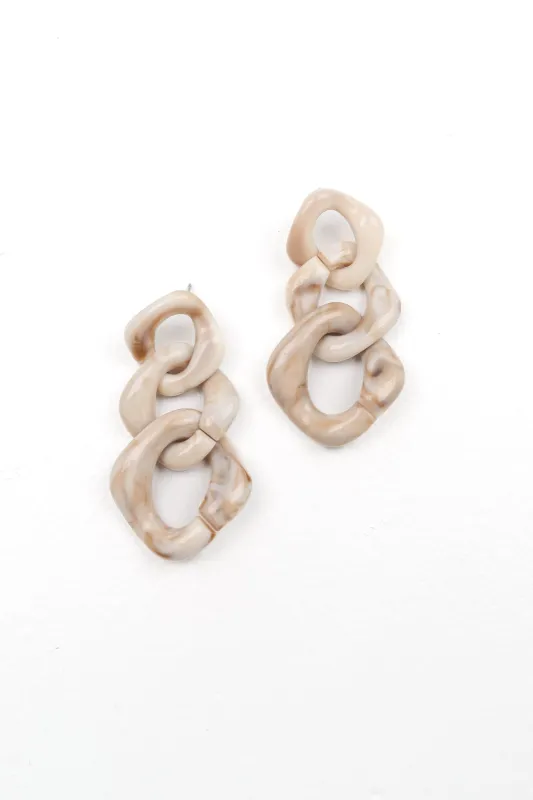 Sandstone Earrings - Beige made by The Impeccable Pig