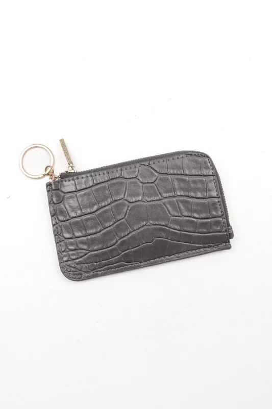Crocodile Rock Wallet - Grey sold by The Impeccable Pig