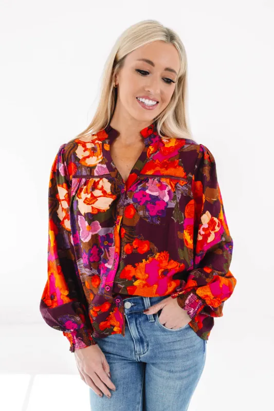 Fall Hues Top - Brown made by The Impeccable Pig