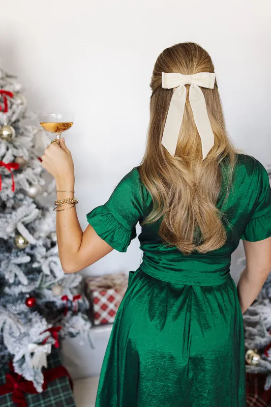 The Perfect Present Hair Bow - Ivory sold by The Impeccable Pig