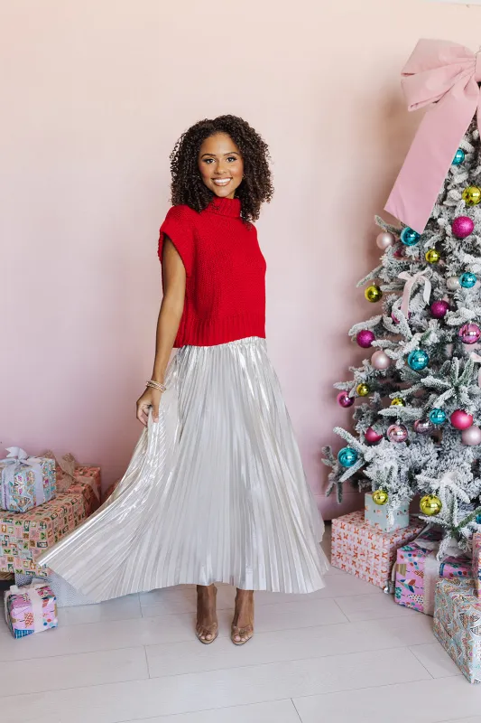 Time After Time Sweater - Red sold by The Impeccable Pig