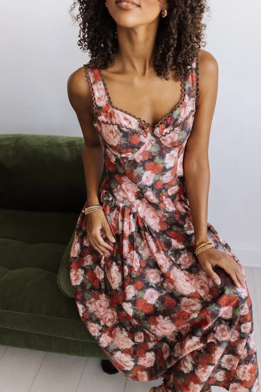 Friday Off Midi Dress - Brown made by Sofie the Label