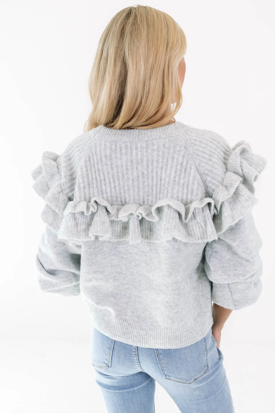 Through And Through Sweater - Grey sold by The Impeccable Pig product image thumbnail 5