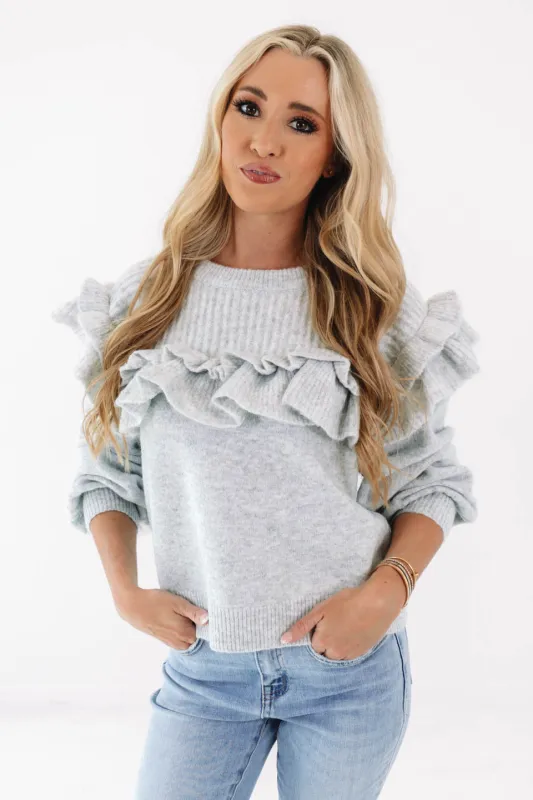 Through And Through Sweater - Grey sold by The Impeccable Pig