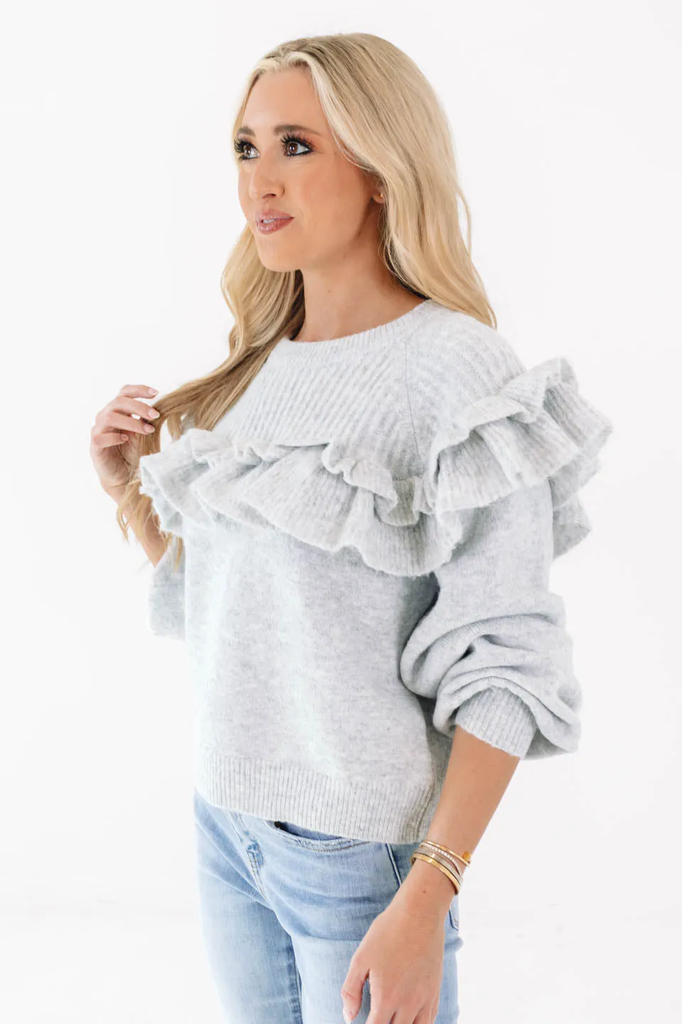 Through And Through Sweater - Grey sold by The Impeccable Pig product image thumbnail 4