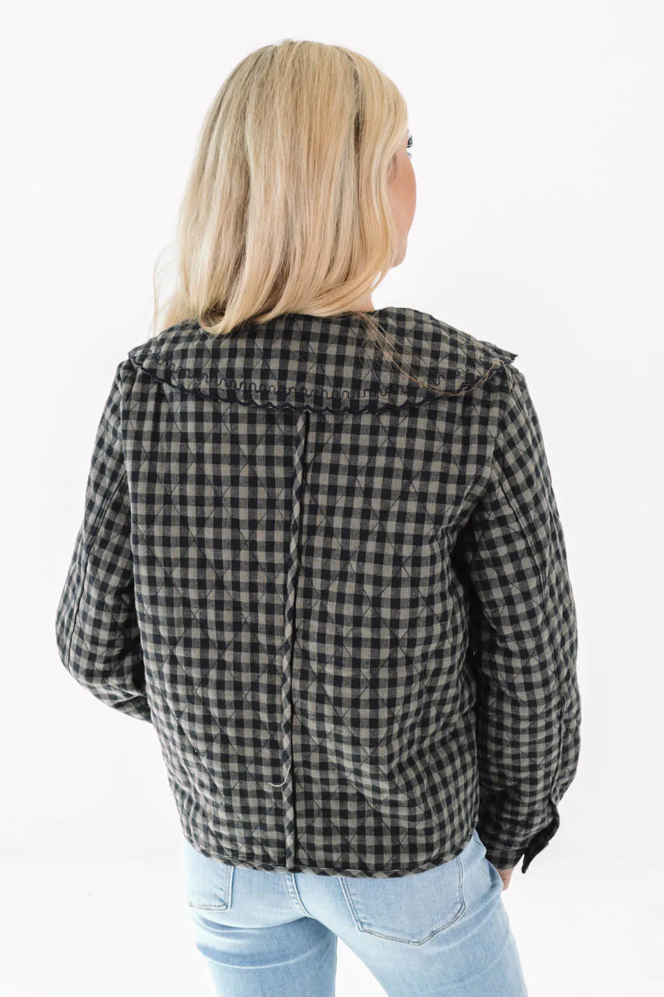 Charming Girl Jacket - Navy sold by The Impeccable Pig product image thumbnail 5