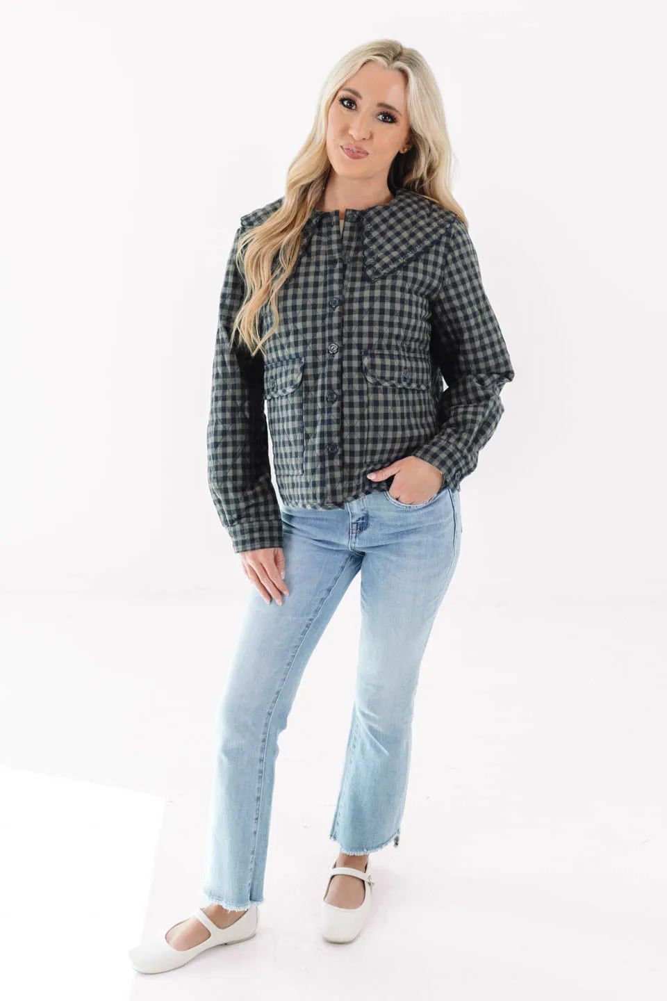 Charming Girl Jacket - Navy sold by The Impeccable Pig product image thumbnail 3