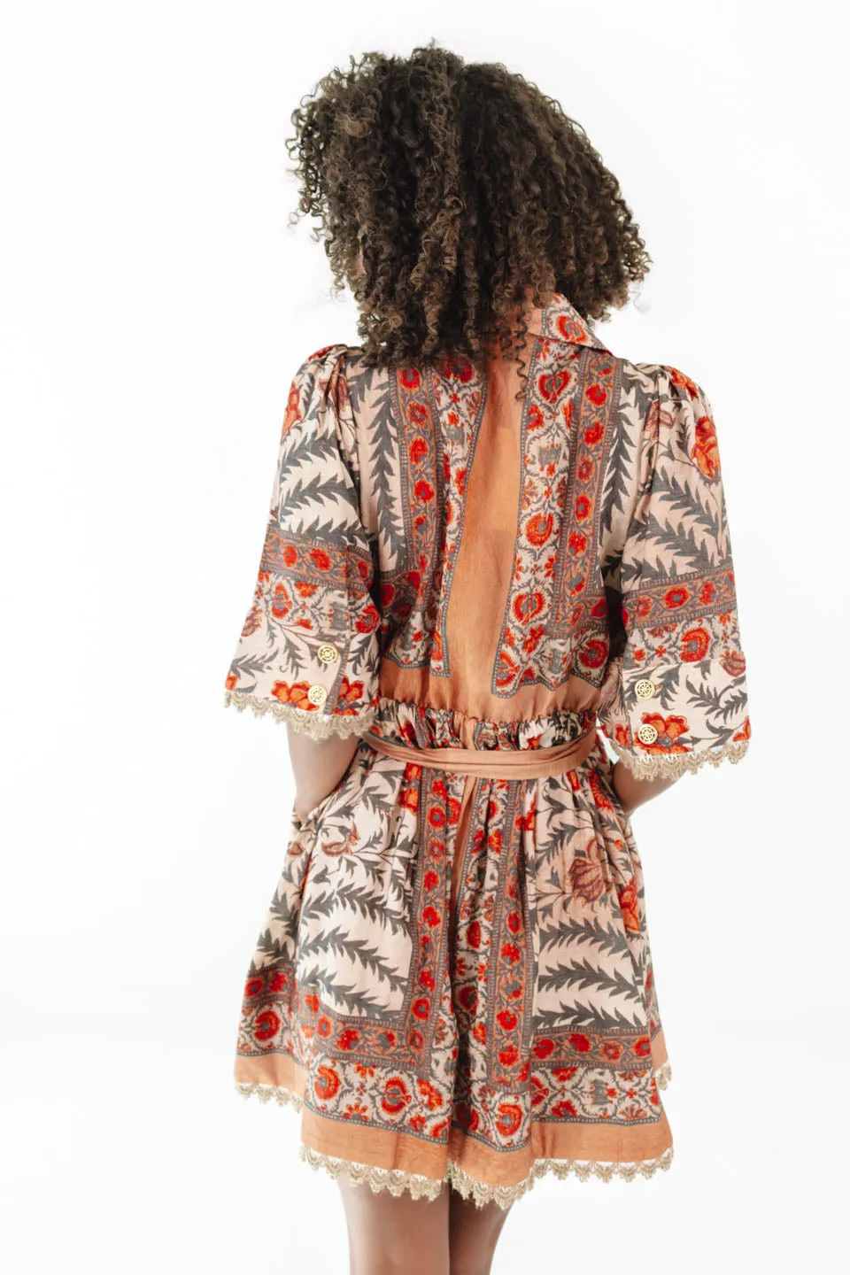 Catch My Fall Dress - Rust sold by The Impeccable Pig product image thumbnail 4