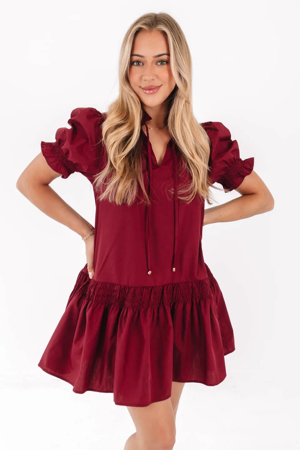Spice Of Life Dress - Maroon sold by The Impeccable Pig
