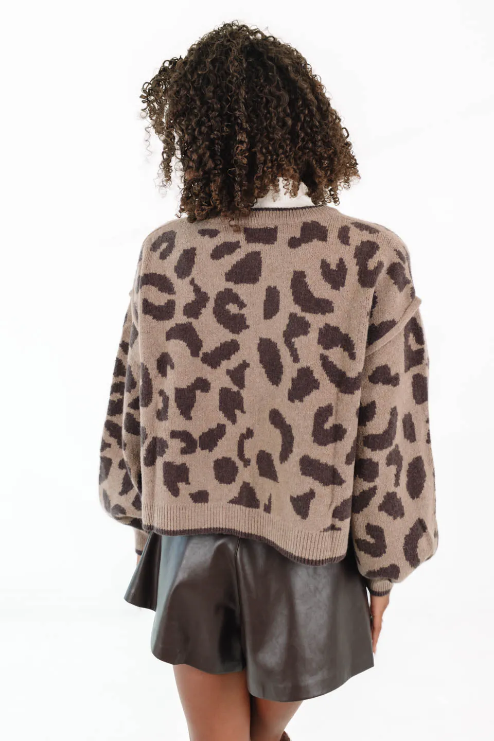 Closed Off Sweater - Brown sold by The Impeccable Pig product image thumbnail 5