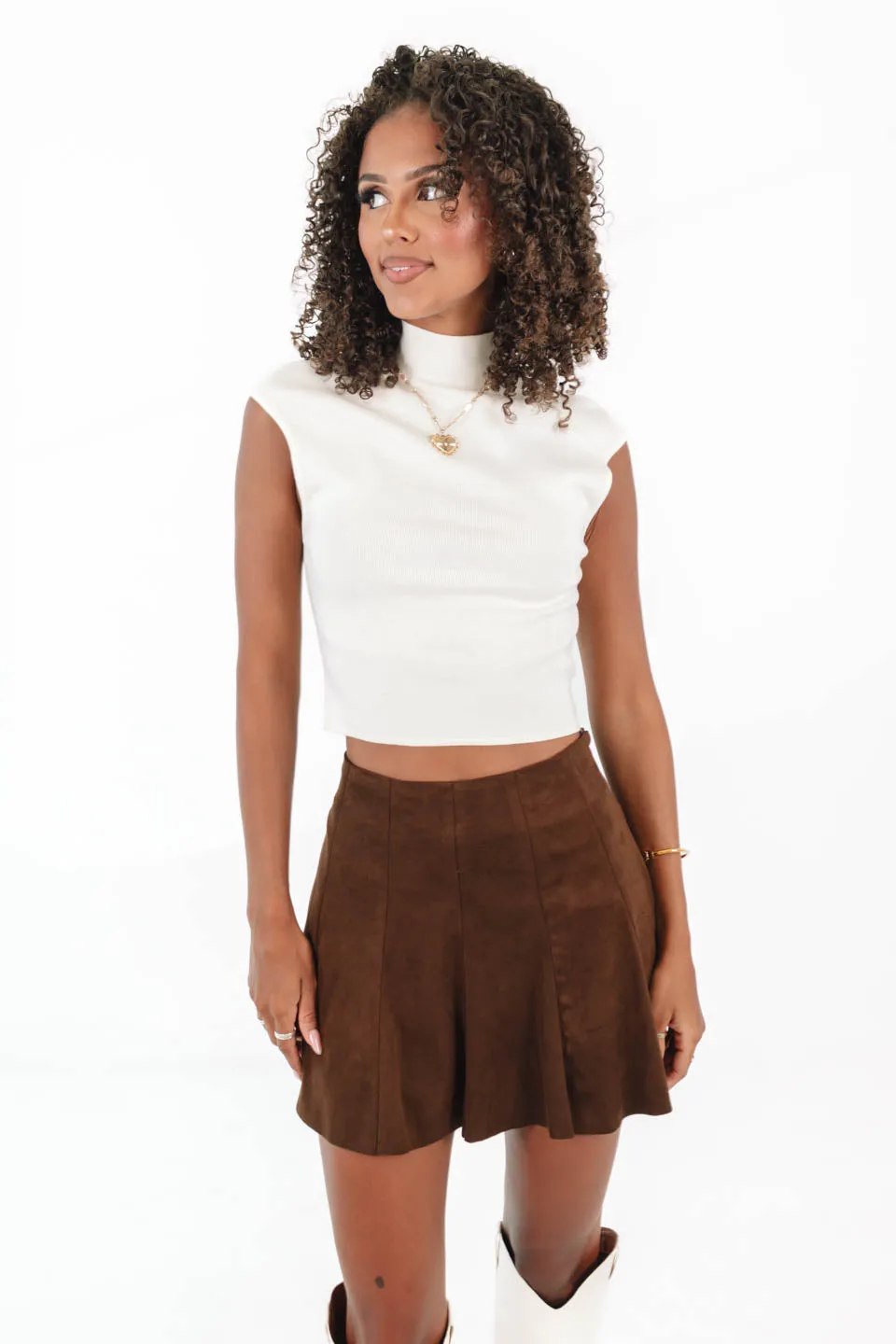 Sleek Lines Top - White sold by The Impeccable Pig product image thumbnail 3