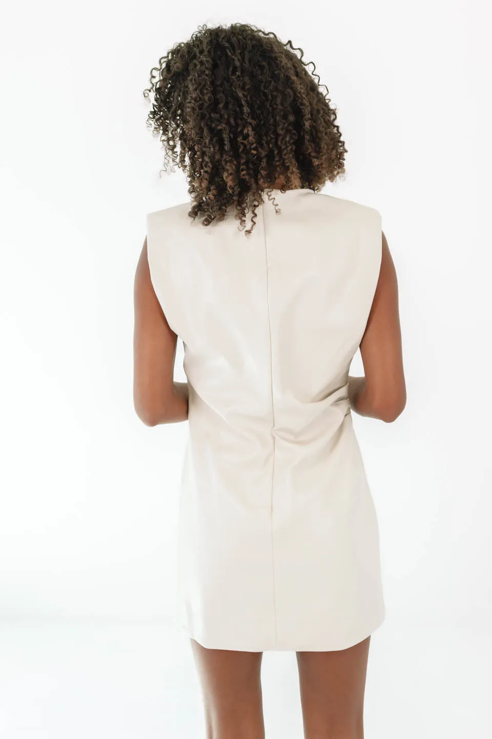 Locking In Dress - Cream sold by The Impeccable Pig product image thumbnail 4