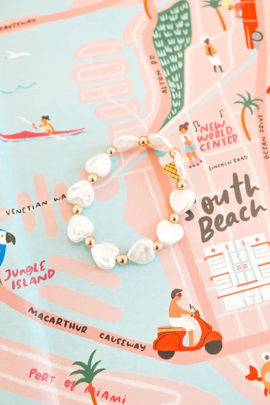 Fall Break Bracelet - Pearl sold by The Impeccable Pig