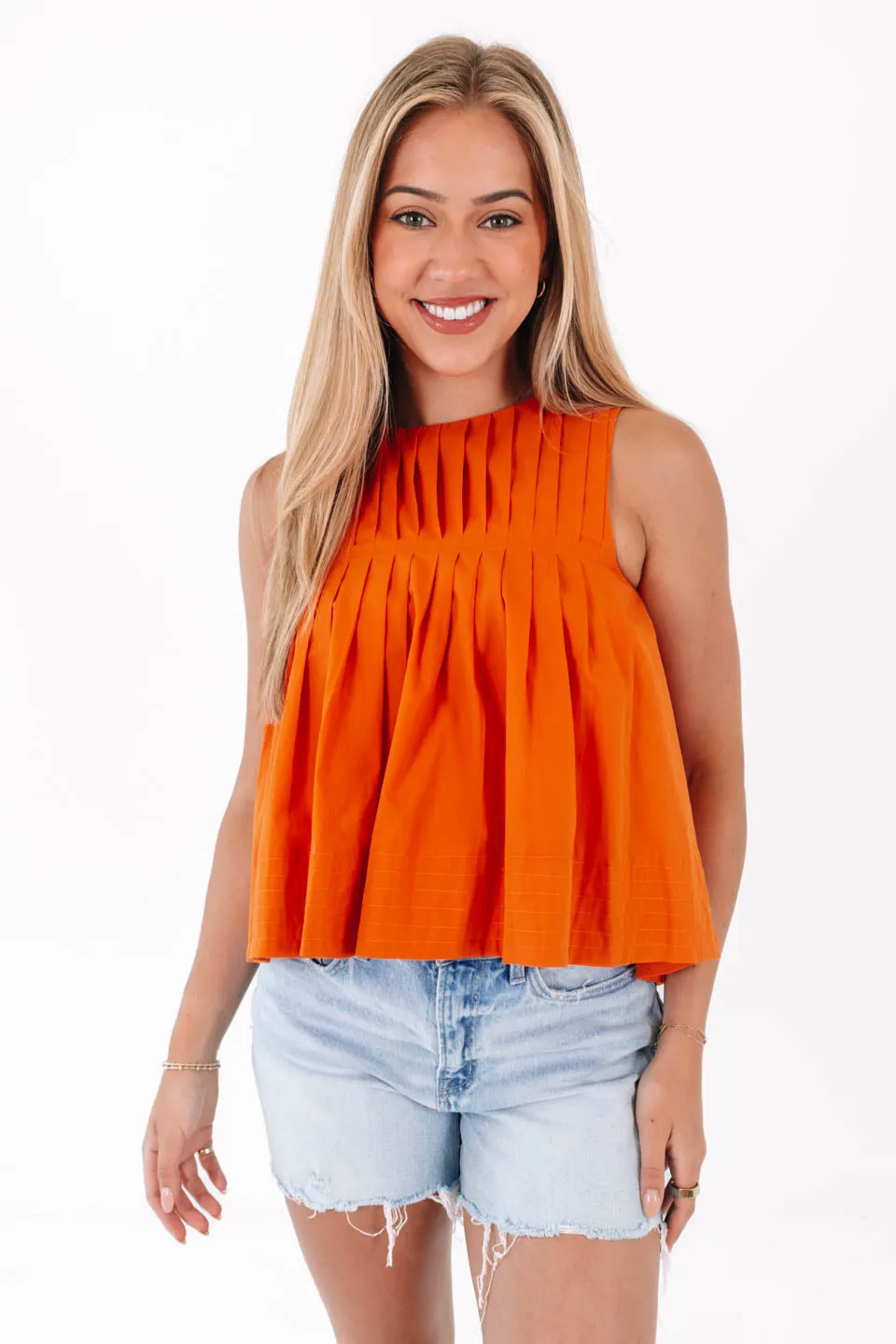 Warm My Heart Top - Orange sold by The Impeccable Pig