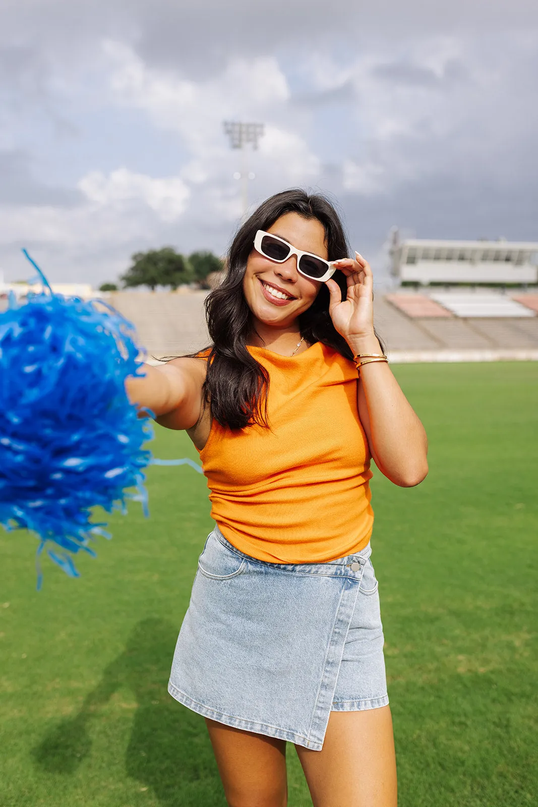 Kickoff Time Top - Orange sold by The Impeccable Pig product image thumbnail 4