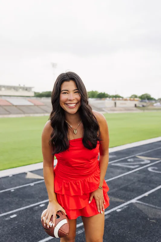 Horizon Hues Dress - Red sold by The Impeccable Pig