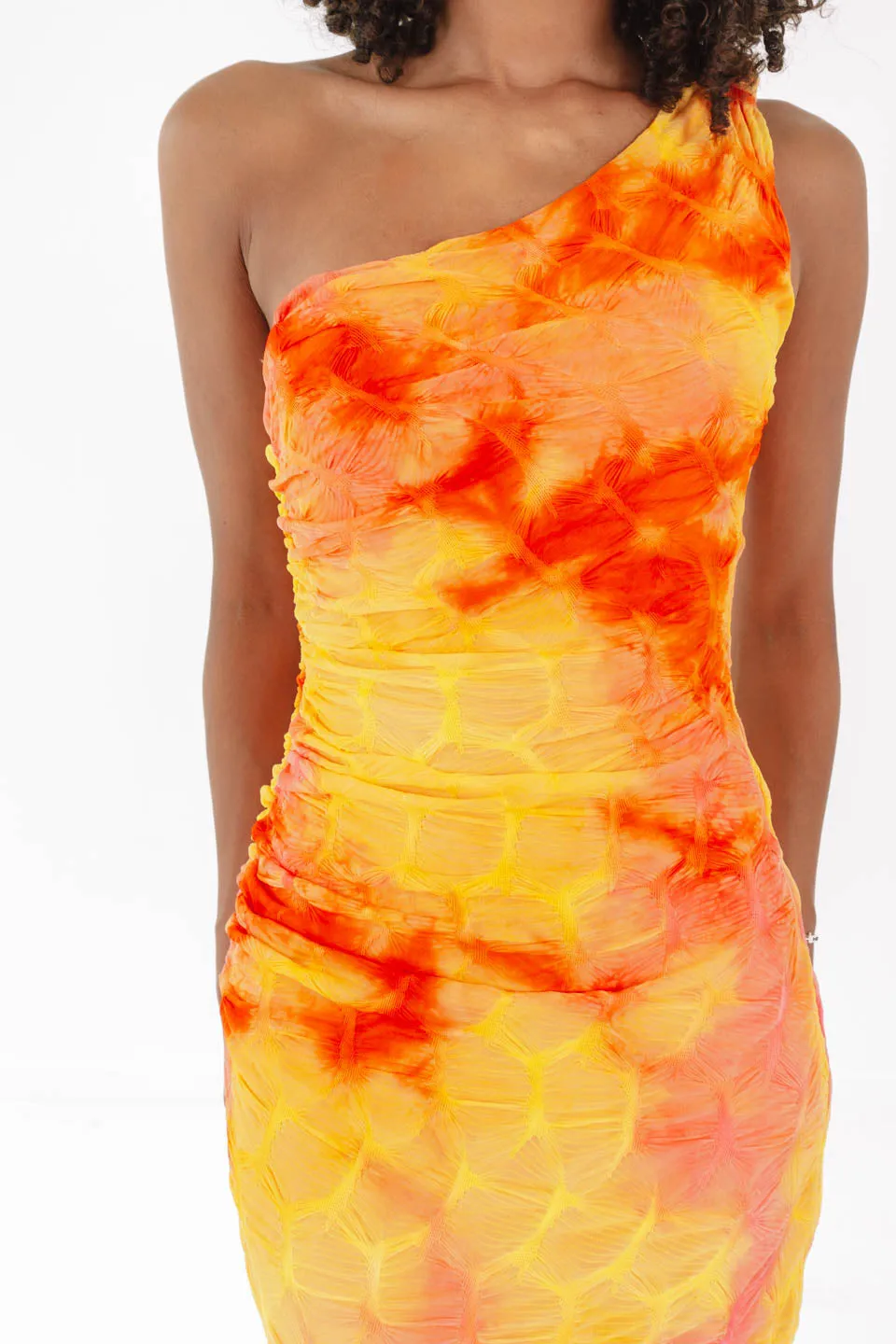 Sunset Visions Midi Dress - Orange sold by The Impeccable Pig product image thumbnail 4