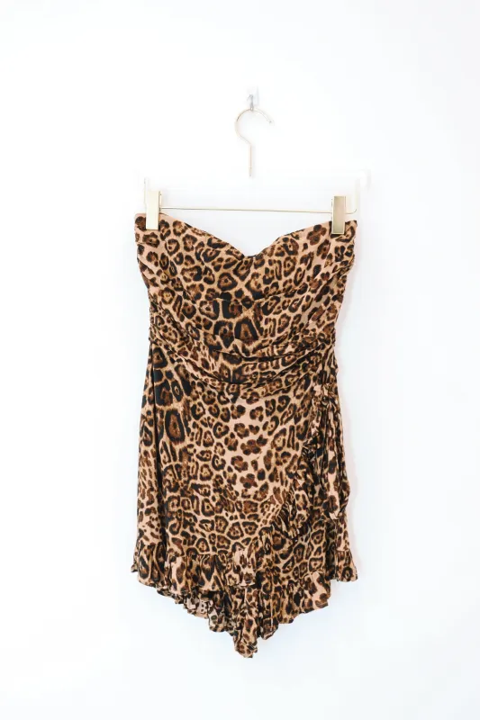 First Look Romper - Leopard sold by The Impeccable Pig