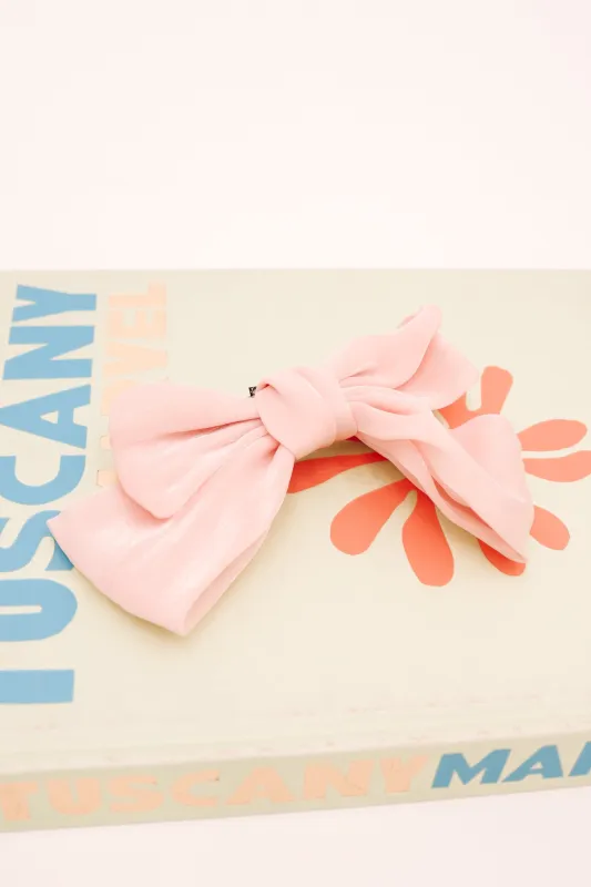 Cottage Core Hair Bow - Light Pink made by The Impeccable Pig