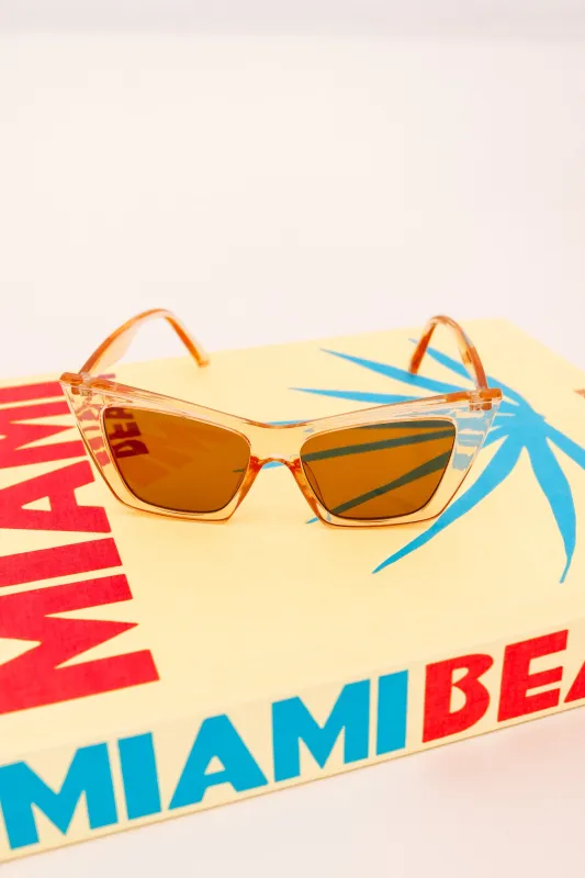 Eyes On The Prize Sunnies - Peach sold by The Impeccable Pig