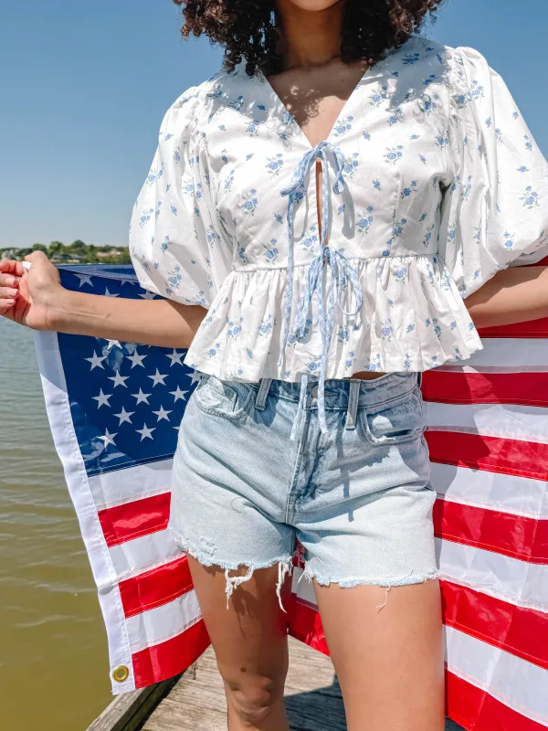 Last American Summer Top - White sold by The Impeccable Pig