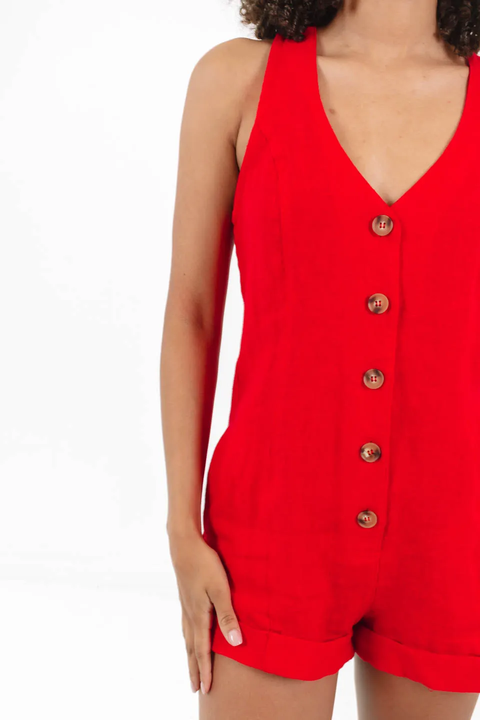 Summer Spirit Romper - Red sold by The Impeccable Pig product image thumbnail 4