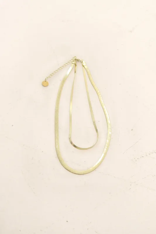 Twice The Fun Necklace - Gold sold by The Impeccable Pig