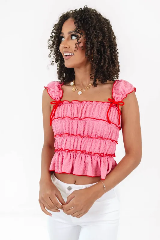 Sweet Sunshine Top - Pink sold by The Impeccable Pig