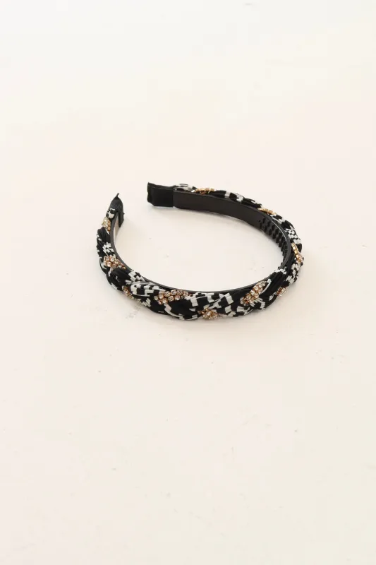 Twist of Dusk Headband - Black sold by The Impeccable Pig