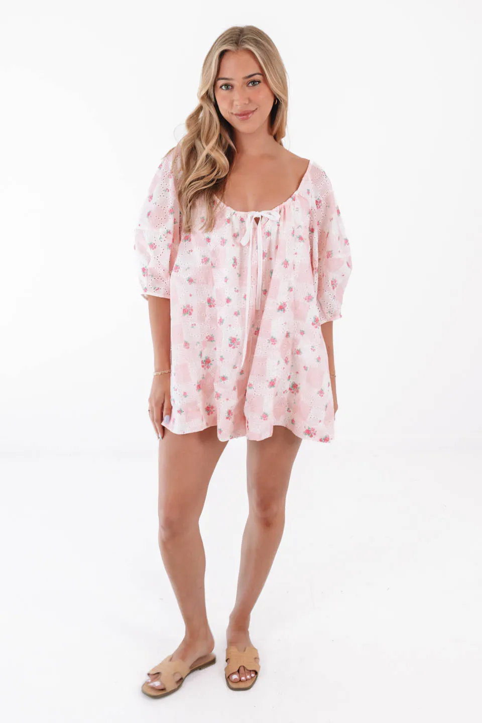 Just Darling Romper - Pink sold by The Impeccable Pig product image thumbnail 2