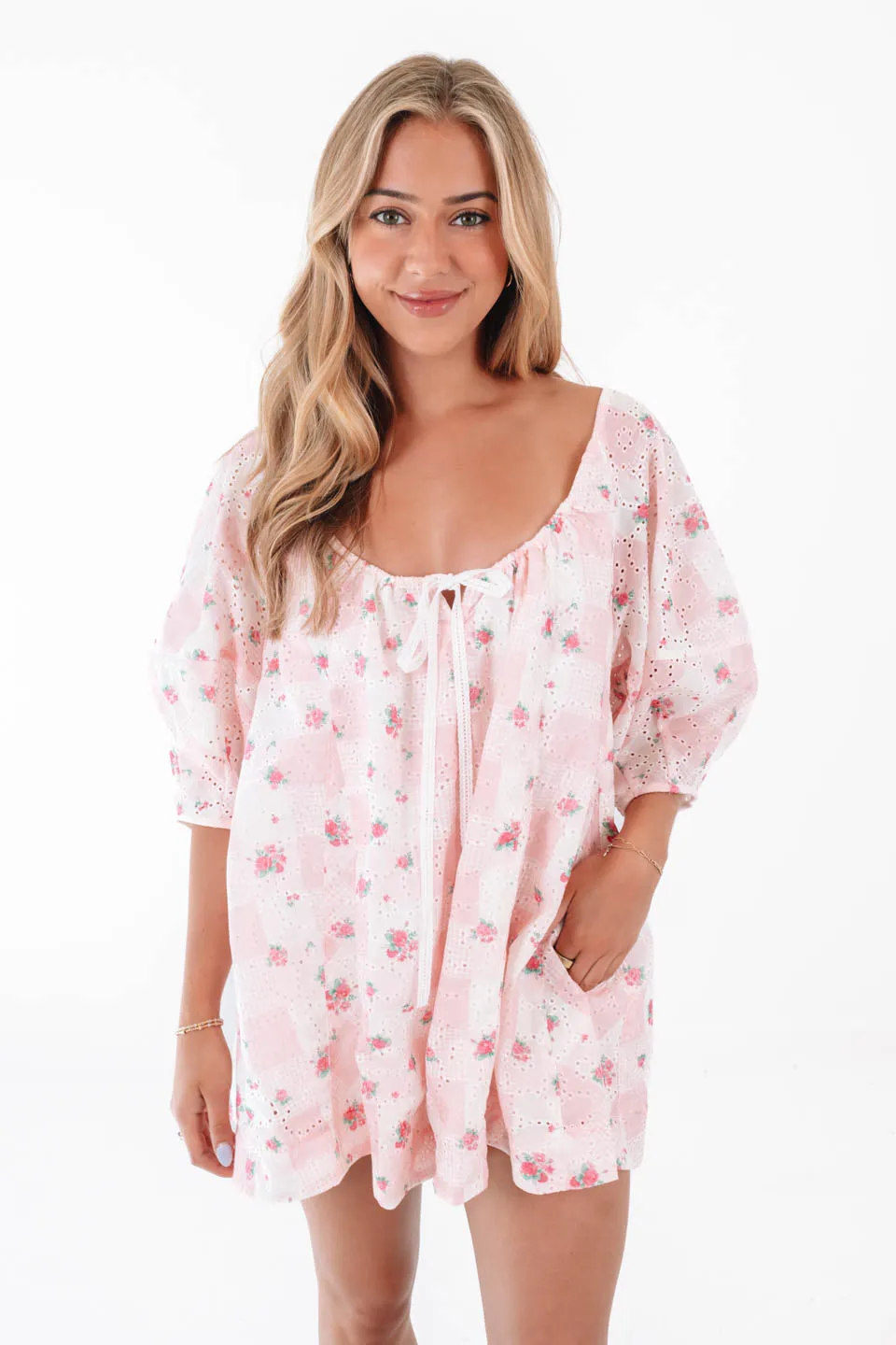 Just Darling Romper - Pink sold by The Impeccable Pig product image thumbnail 3