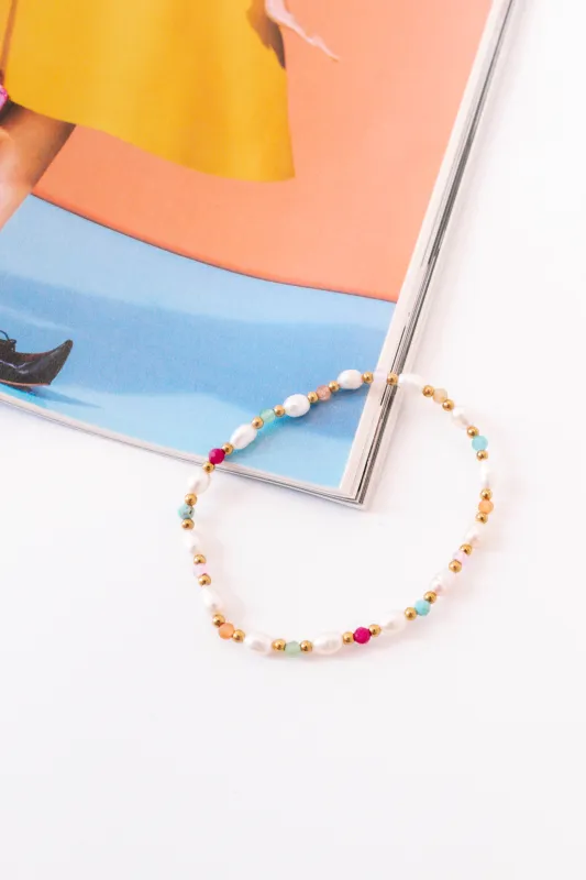 The Colorful Pearl Bracelet - Multi sold by The Impeccable Pig