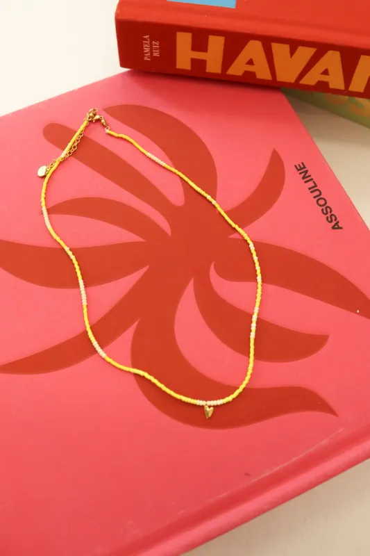 Sunny Daze Necklace - Yellow sold by The Impeccable Pig