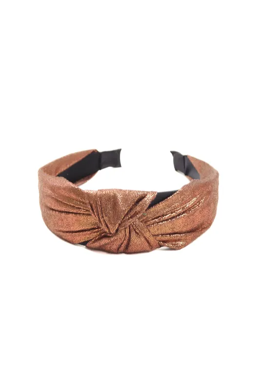 Metallic Moment Headband - Bronze sold by The Impeccable Pig