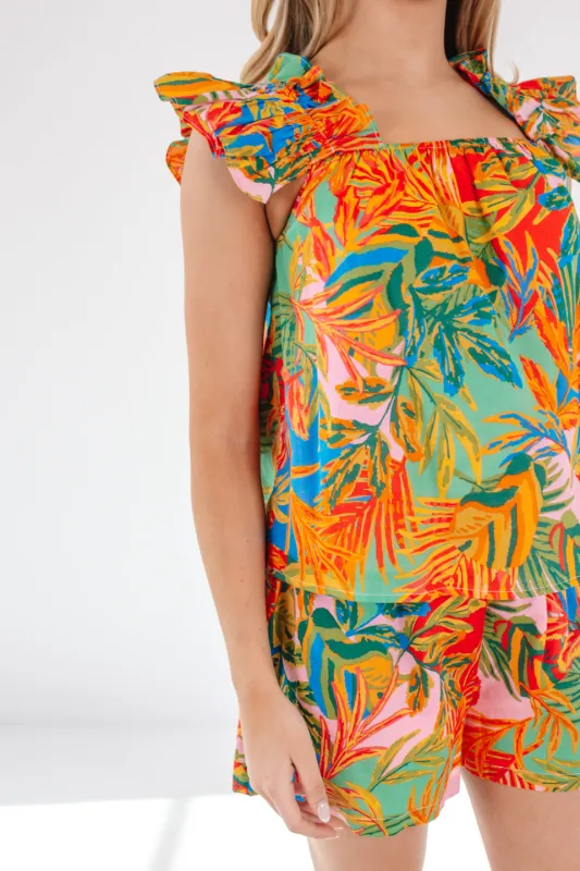 The Paloma Shorts - Multi sold by The Impeccable Pig