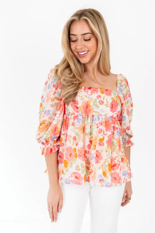 Lovely Darling Top - Multi sold by The Impeccable Pig