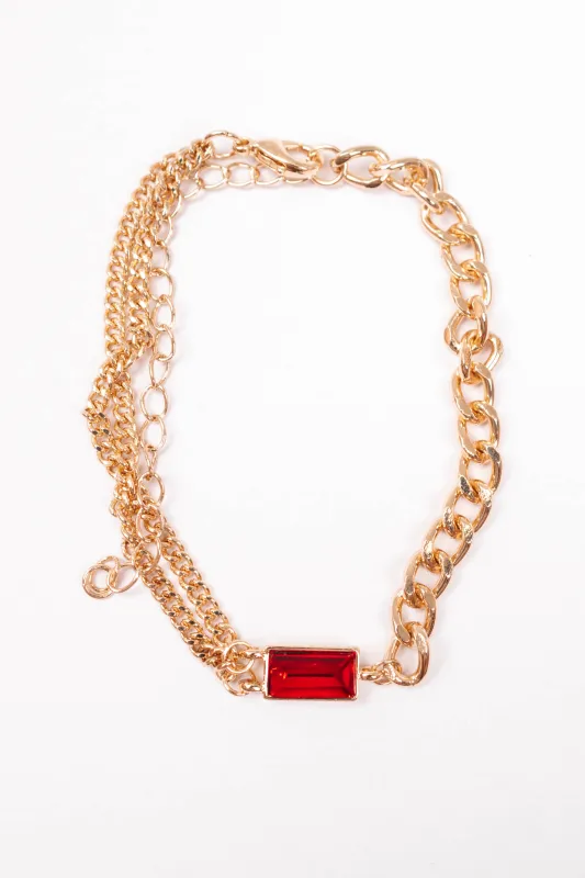 Caught Staring Bracelet - Red sold by The Impeccable Pig