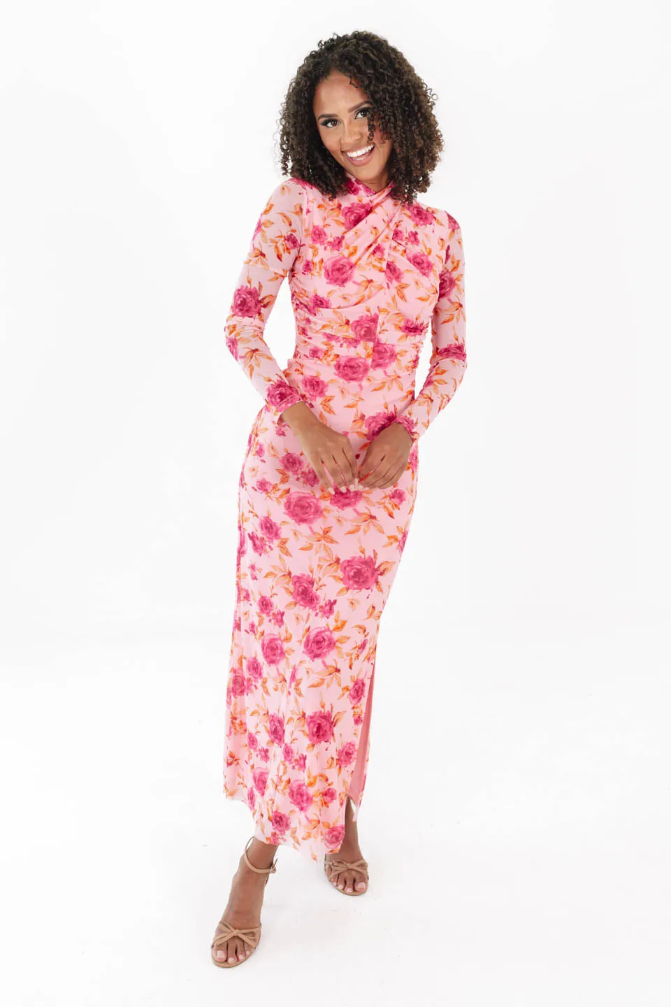 Let's Go Girls Midi Dress - Pink sold by The Impeccable Pig product image thumbnail 3